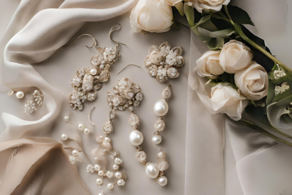 Flatlay detail foto bruid