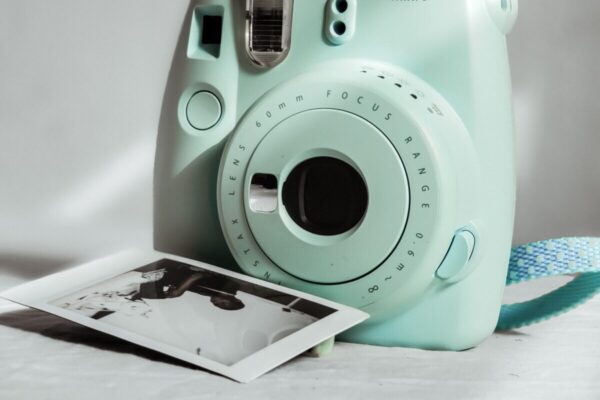 Insta mini with polaroid