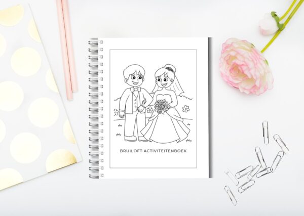 Bruiloft activiteitenboek voor kinderen
