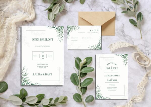 Trouwkaart design