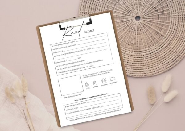 Bruiloft activiteiten