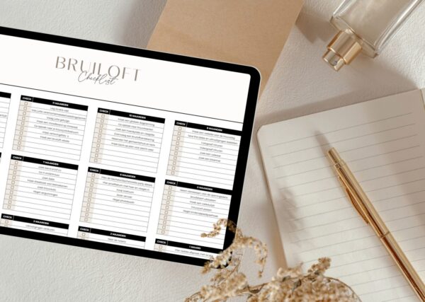 bruiloft plannen checklist